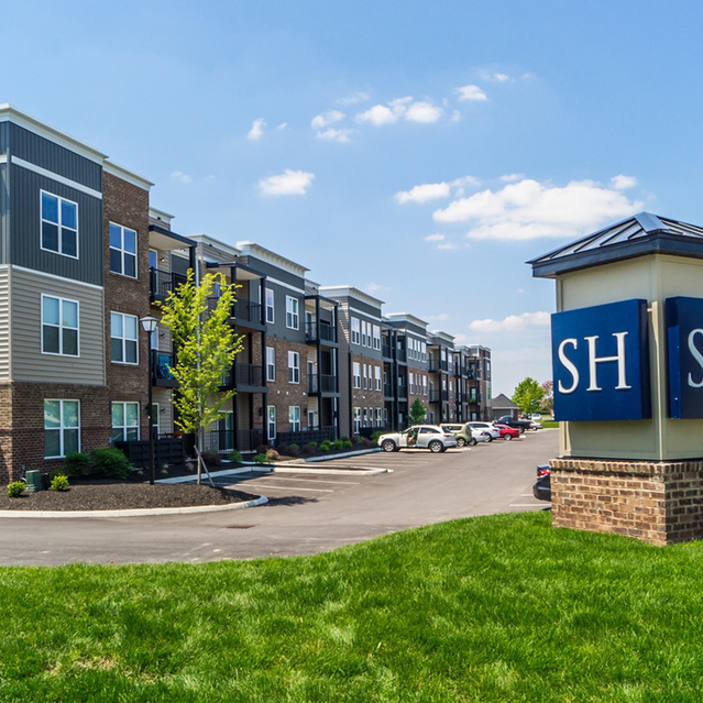 Stafford House - Exterior View of the Apartment Buildings